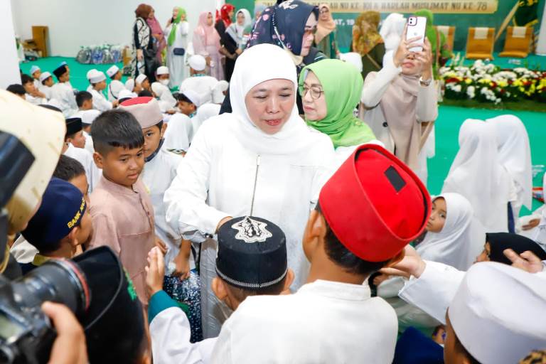 Khofifah: Mohon Maaf, Harlah ke-101 NU dan ke-78 Muslimat NU Bikin Macet Sekitar GBK