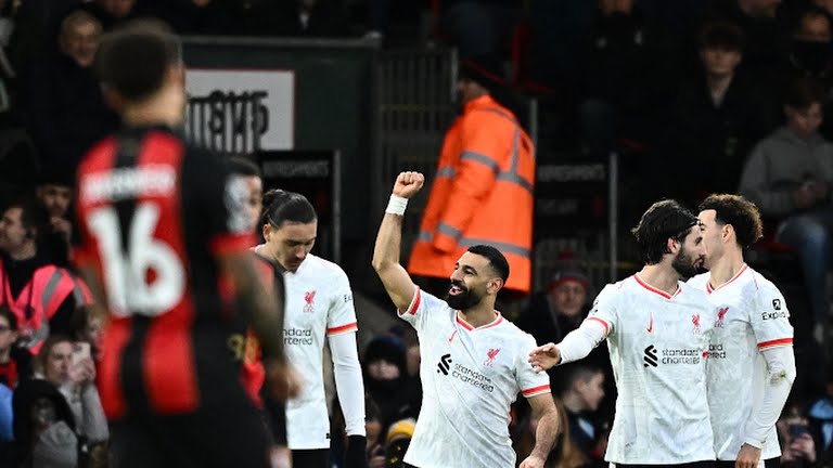 Bournemouth vs Liverpool 0-2: Mohamed Salah Menggila, Jadi Top Scorer Liverpool di Liga Inggris