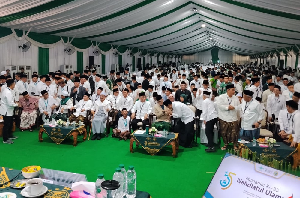 Sah! LPJ Kepengurusan Gus Yahya Diterima Aklamasi di Muktamar Ke-35 NU Jombang