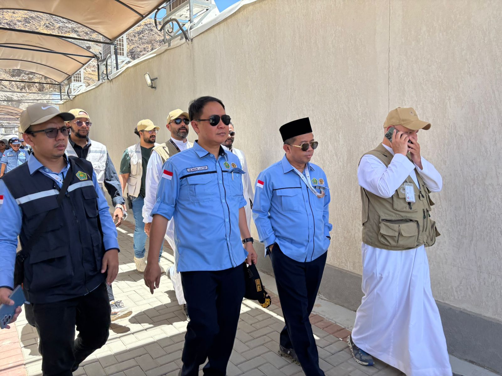 Jelang Wukuf di Arafah, Dirjen PHU Hilman Latief Pastikan Kesiapan Tenda Jamaah Haji Indonesia