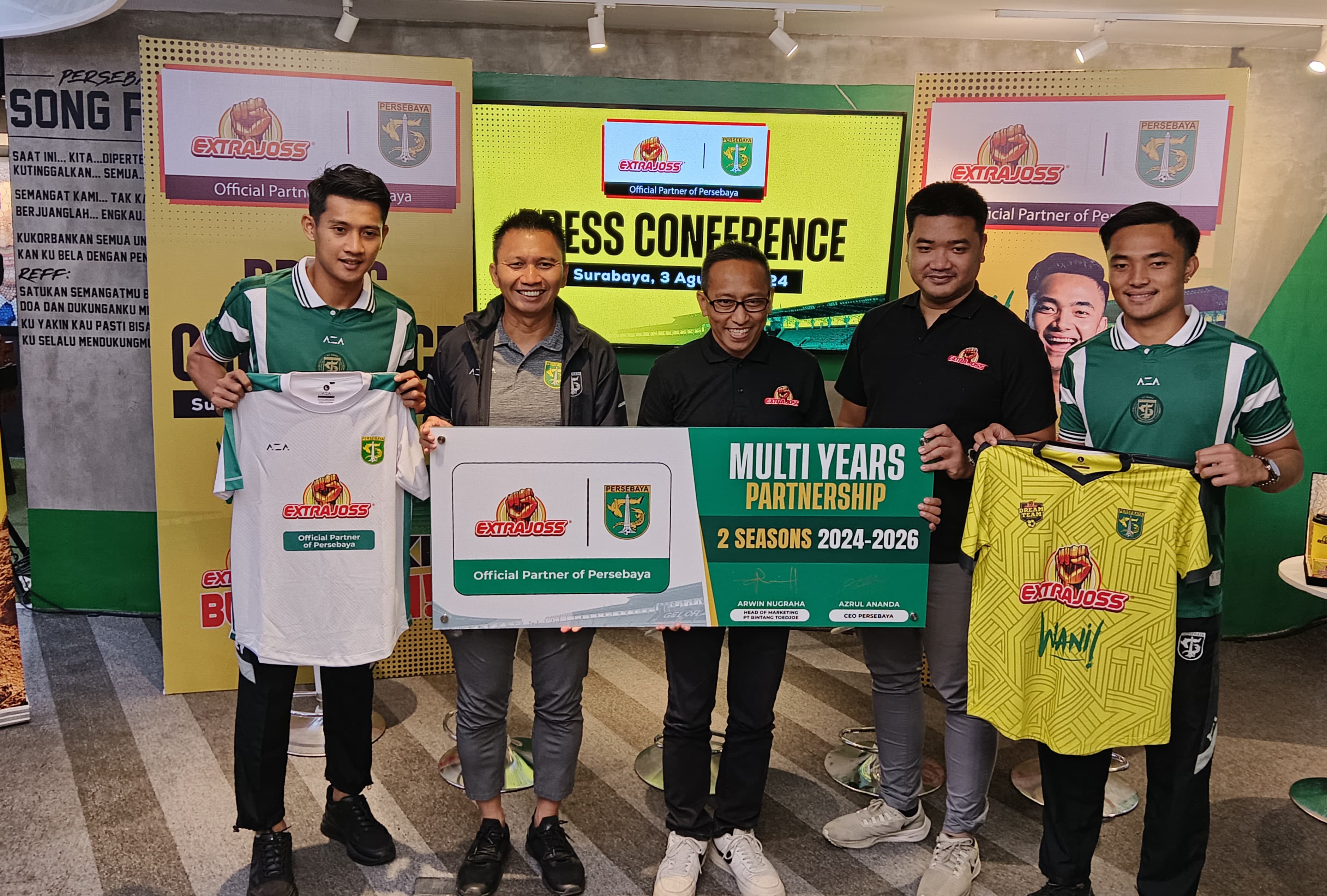 Persebaya dan Extra Joss Jalin Kerjasama Hingga 2026: Ada Hubungan Spesial dengan Surabaya!