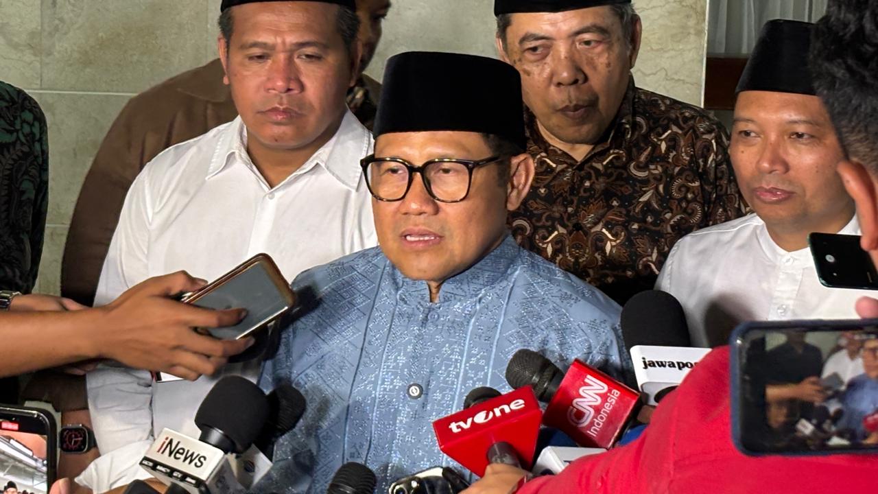 Cak Imin Bicara Tentang Kabinet, Bantah Isu Reshuffle di Acara Halal Bihalal