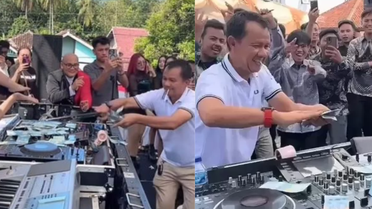 Viral Anggota DPRD Lampung Utara Sawer DJ Wanita di Atas Panggung, Intip Profilnya!