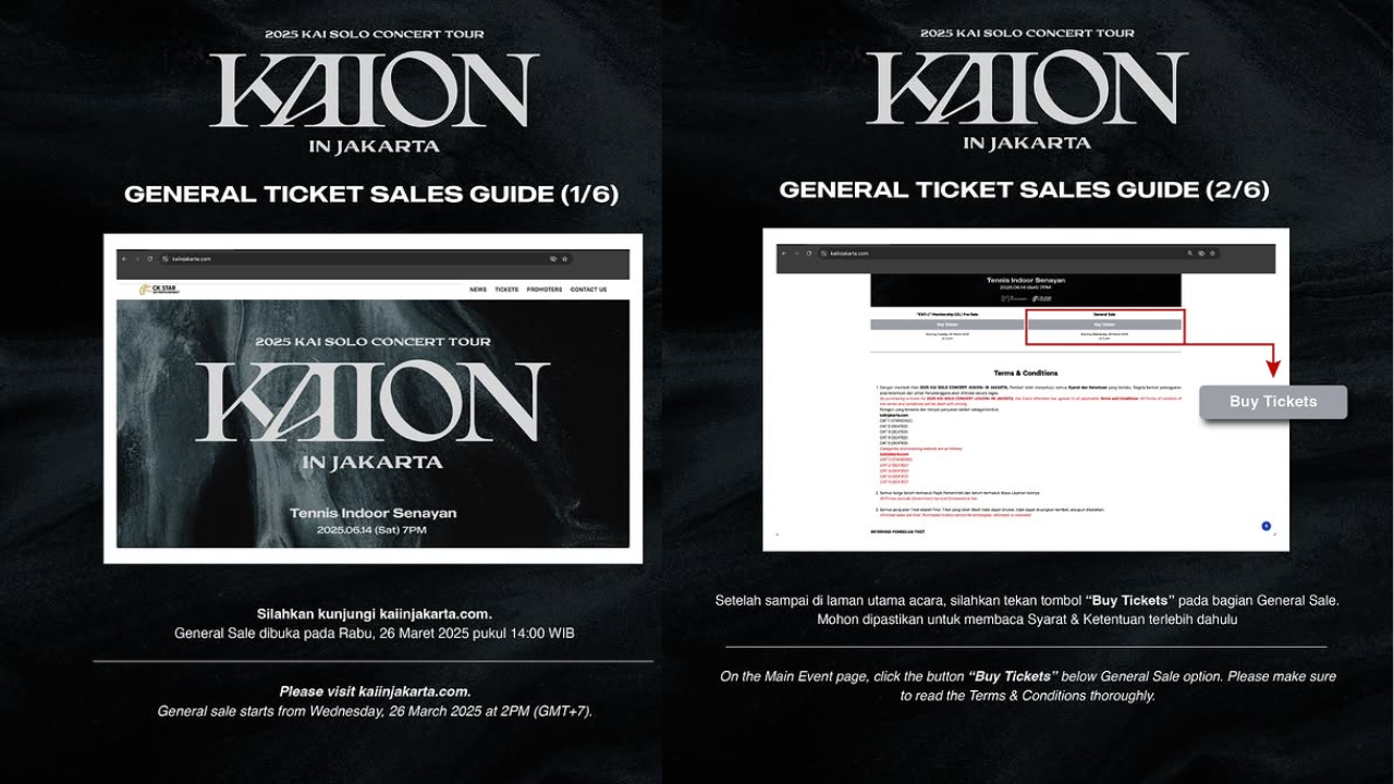 Link dan Cara Beli Tiket Konser Kai EXO di Jakarta 2025, Dibuka Hari Ini Pukul 14.00 WIB