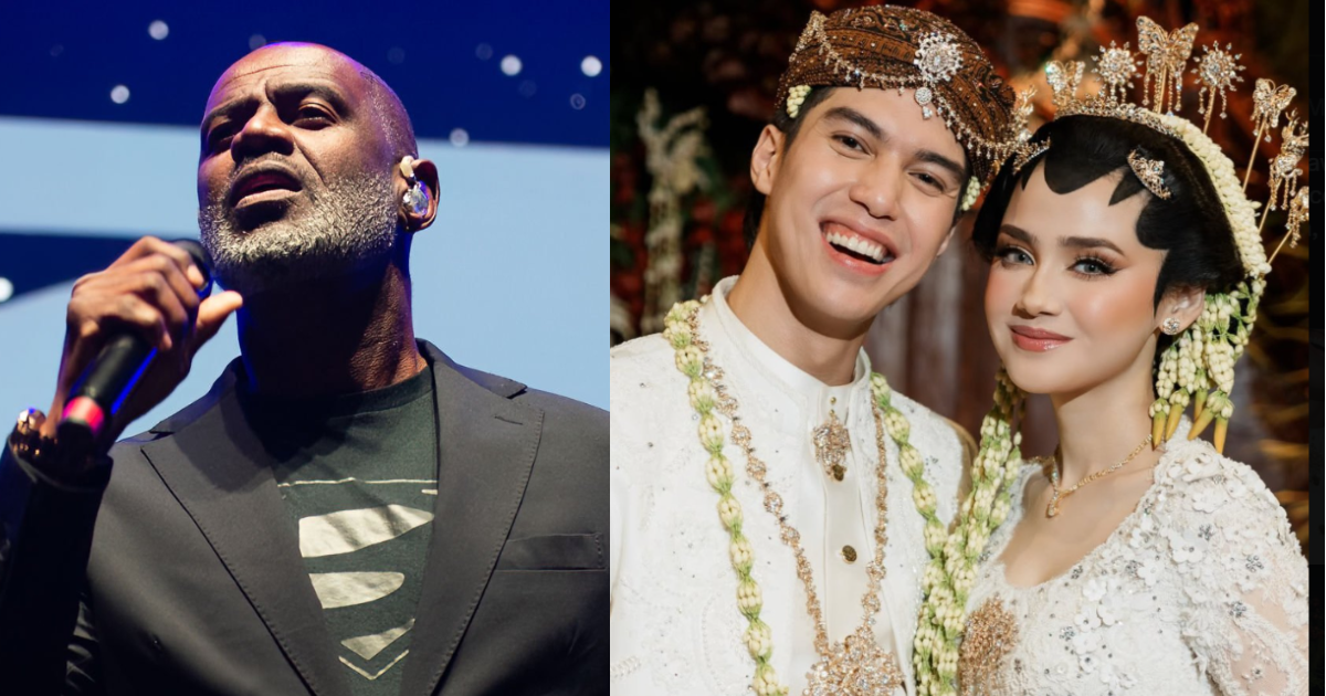 Romantis! Resepsi El Rumi dan Syifa Hadju Hadirkan Brian McKnight, First Kiss Diiringi Back At One