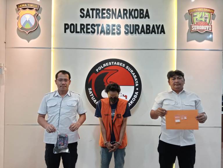 Penjual Sabu Pahe di Simokerto Dibekuk