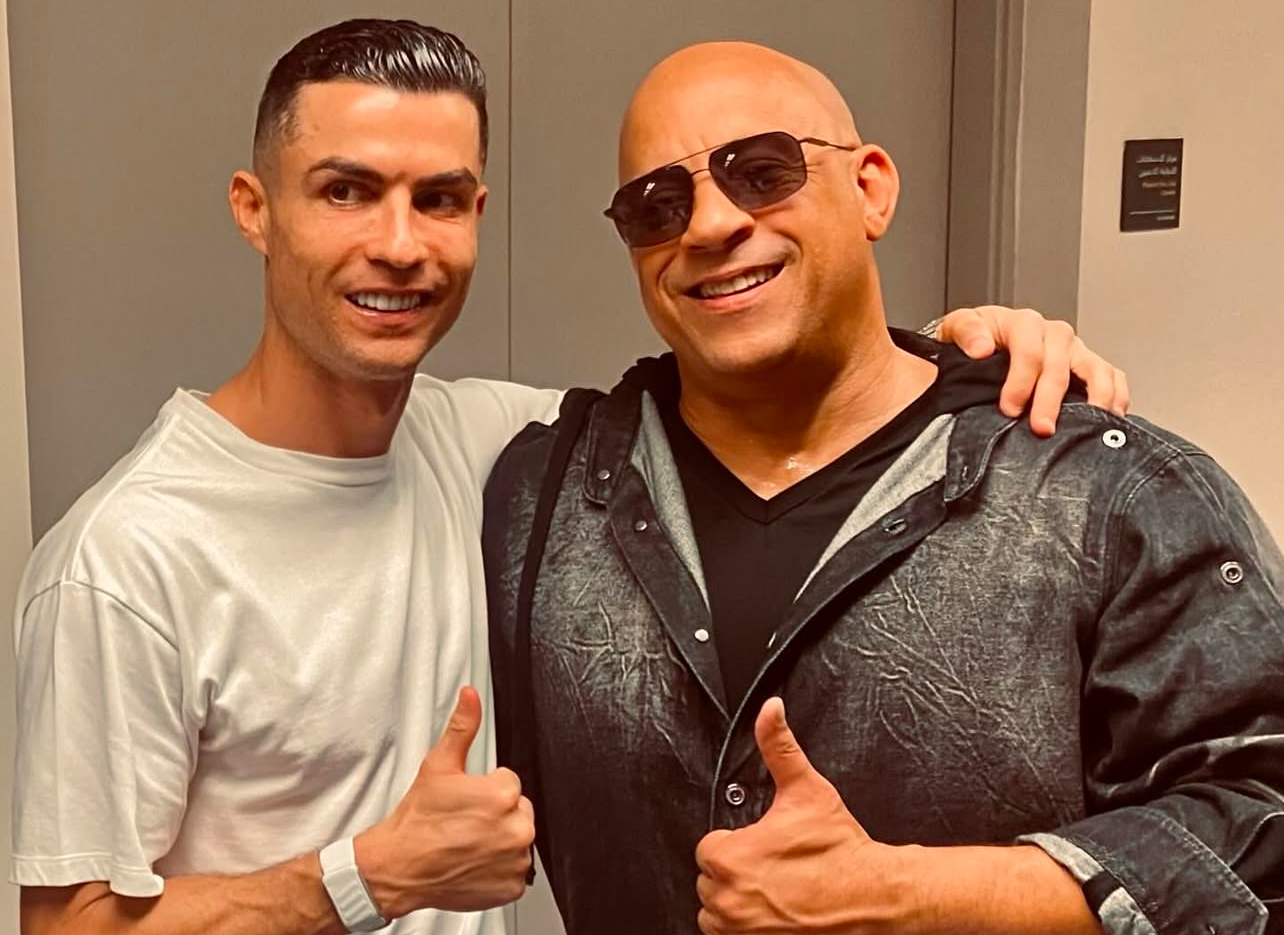 Cristiano Ronaldo Rangkul Vin Diesel, CR7 Kolaborasi Main Film Terkenal Fast & Furious?