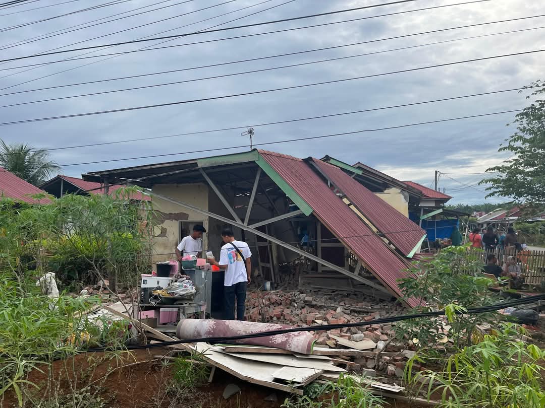 Gempa M6,0 Bengkulu Merusak 255 Rumah Warga