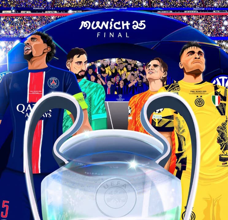 Live Streaming PSG vs Inter Milan Final Liga Champions 2025, Kick-off 02.00 WIB