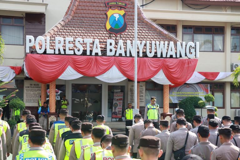 Polresta Banyuwangi Siapkan 1.820 Personel untuk Amankan Tour of Kemala 2023