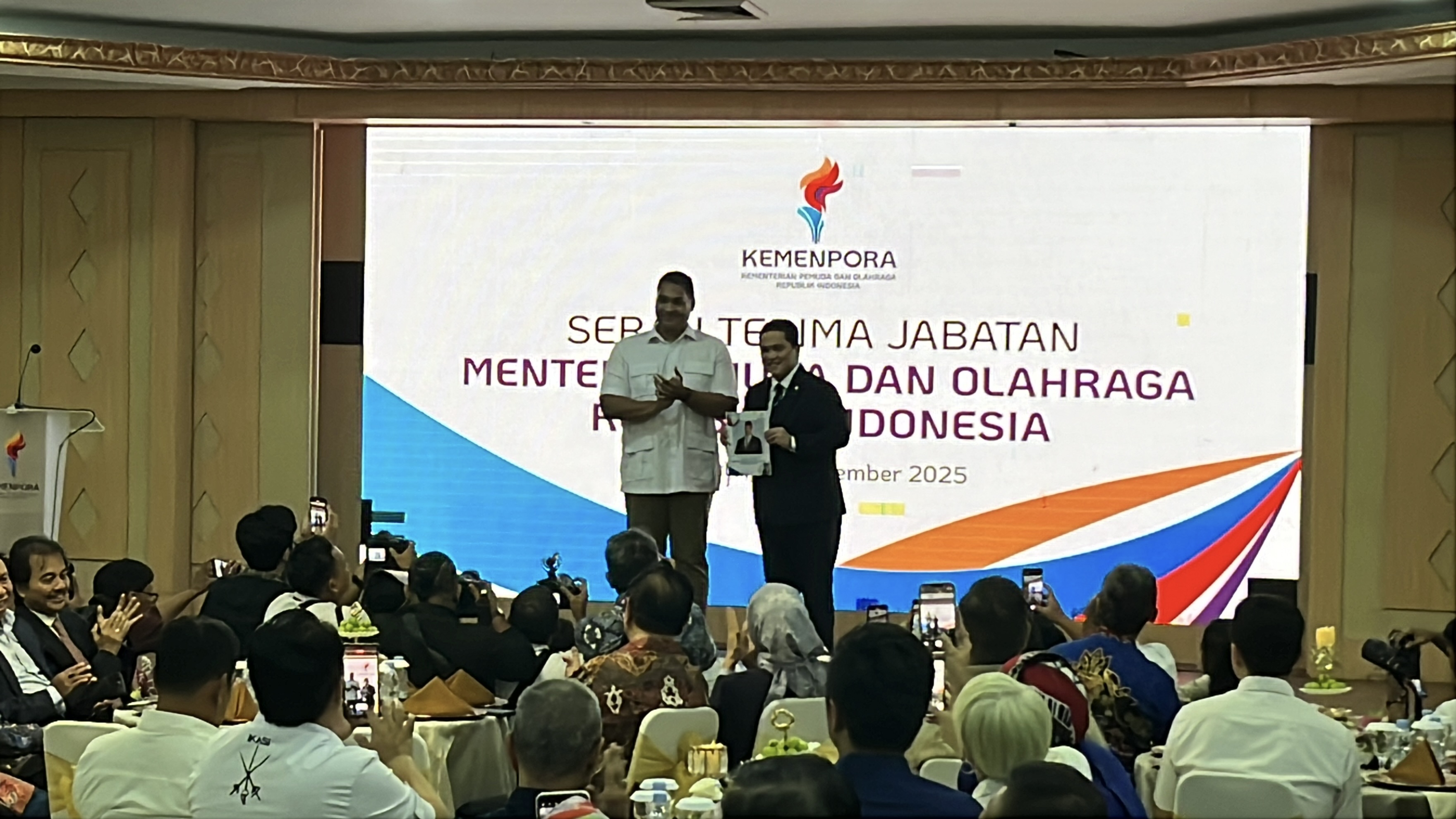 Sertijab Menpora, Dito Merasa Lega: Saya Ini Didikan Tulen Pak Erick Thohir 