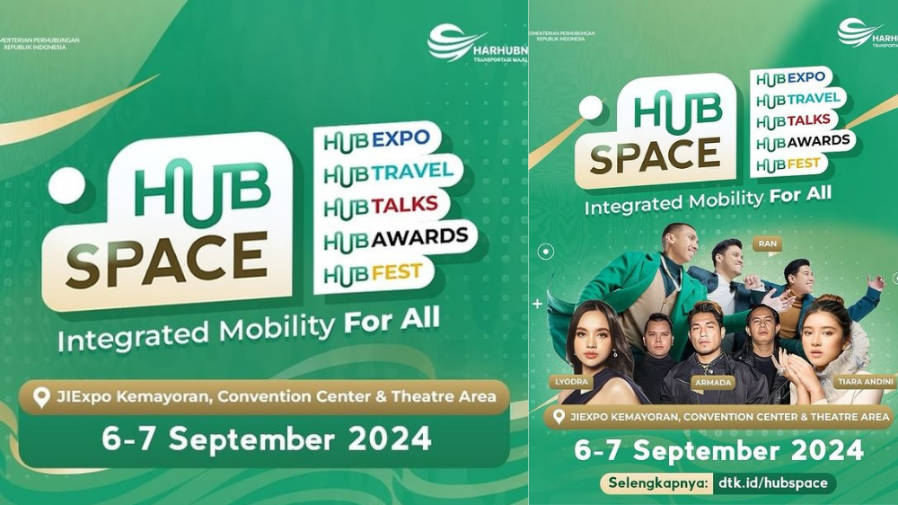 Event Hub Space 2024 di JIExpo Kemayoran 6-7 September, Ada Konser Lyodra, Tiara Andini hingga RAN