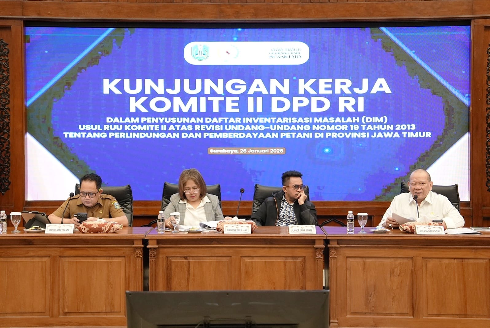 LaNyalla Kunker ke Jatim, Bahas Revisi RUU Perlindungan Petani