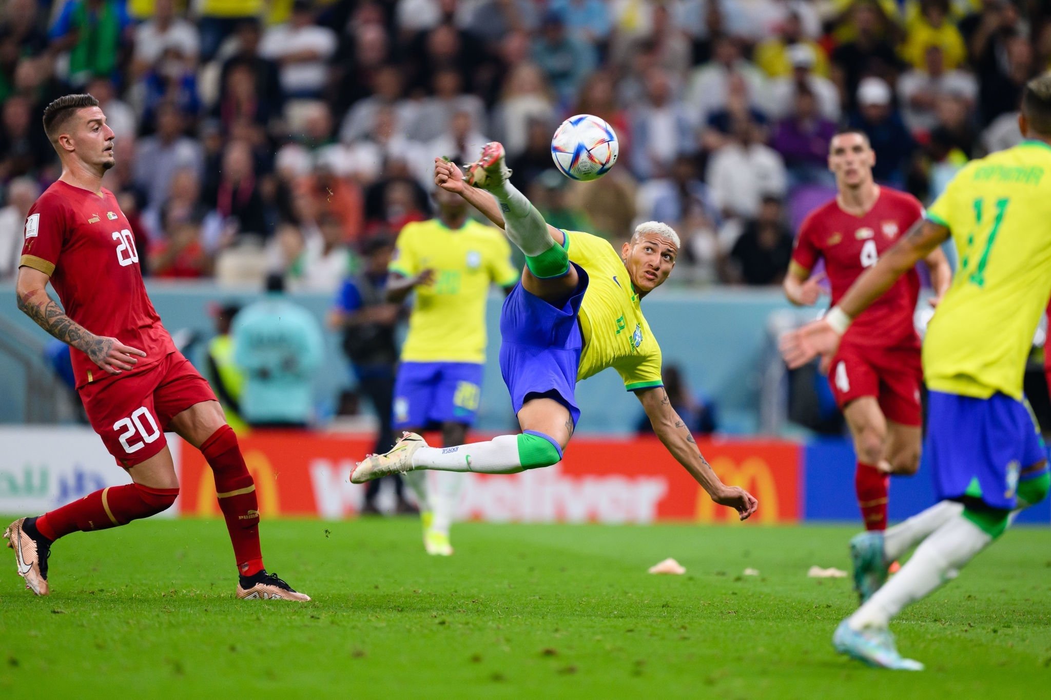 Gol Salto Richarlison Bisa Jadi Gol Tercantik di Piala Dunia 2022, Qatar, Netizen: MU Buruan Beli, Besok Harga Naik!
