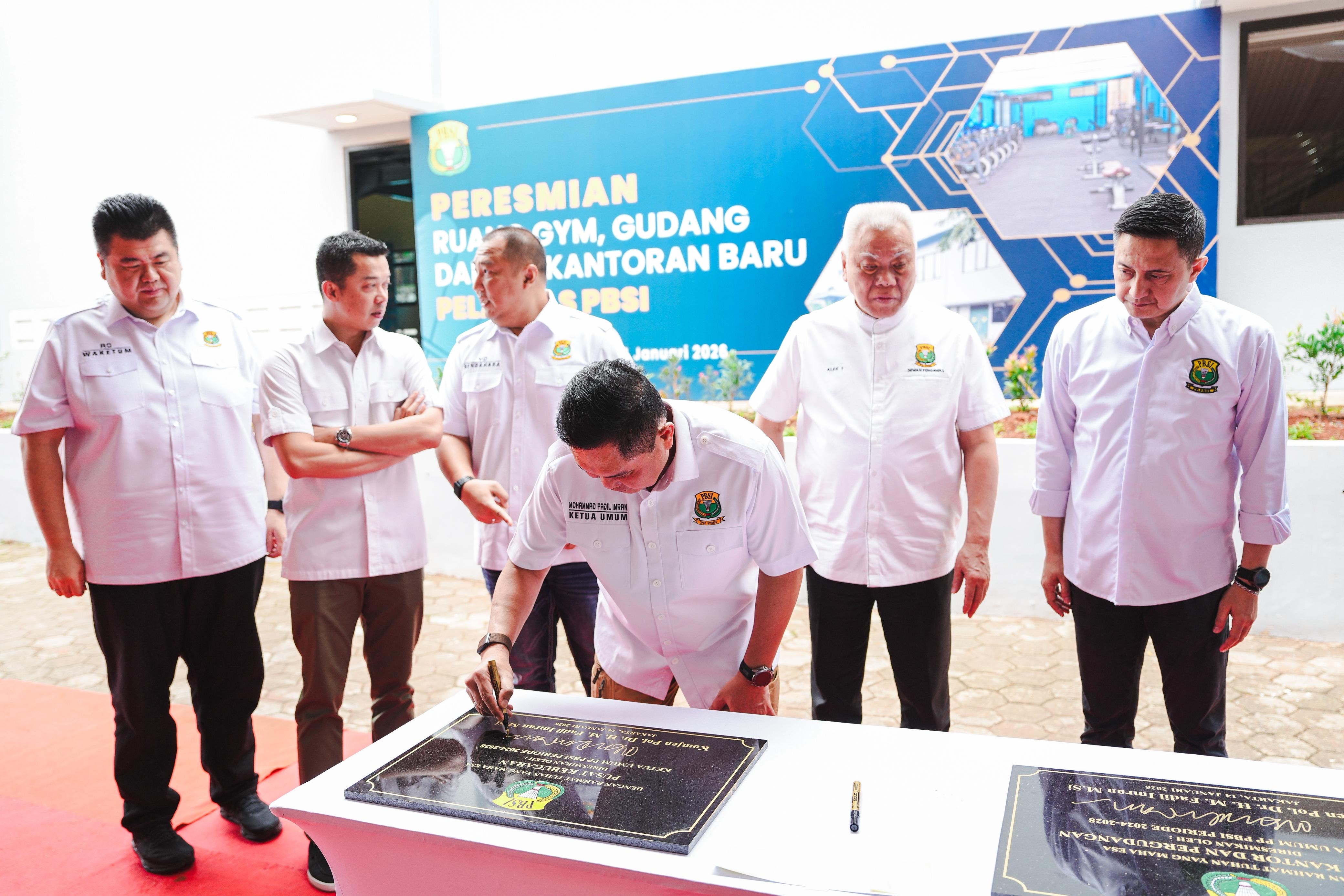 PBSI Resmikan Pelatnas Baru, Fadil Imran Pasang Target Prestasi Tinggi