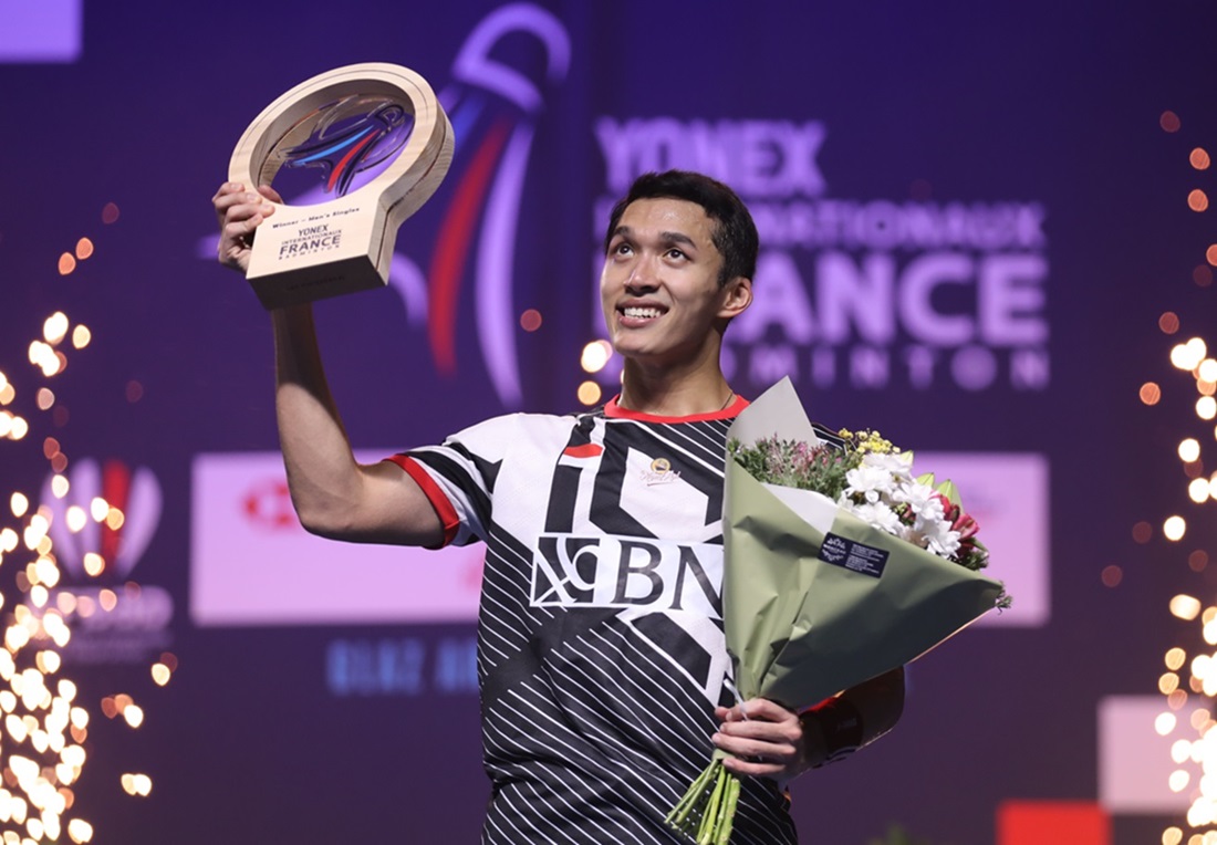 French Open 2023: Jonatan Christie Rebut Gelar Super 750 Perdana Setelah Kalahkan Li Shi Feng, Ini Kata-Kata Sakti dari Irwansyah