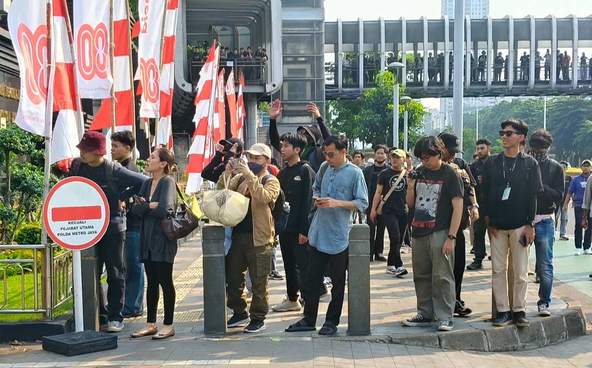 GARDA Indonesia Gelar Demo di Jakarta, Polisi Kerahkan 6.118 Personel Gabungan untuk Pengamanan