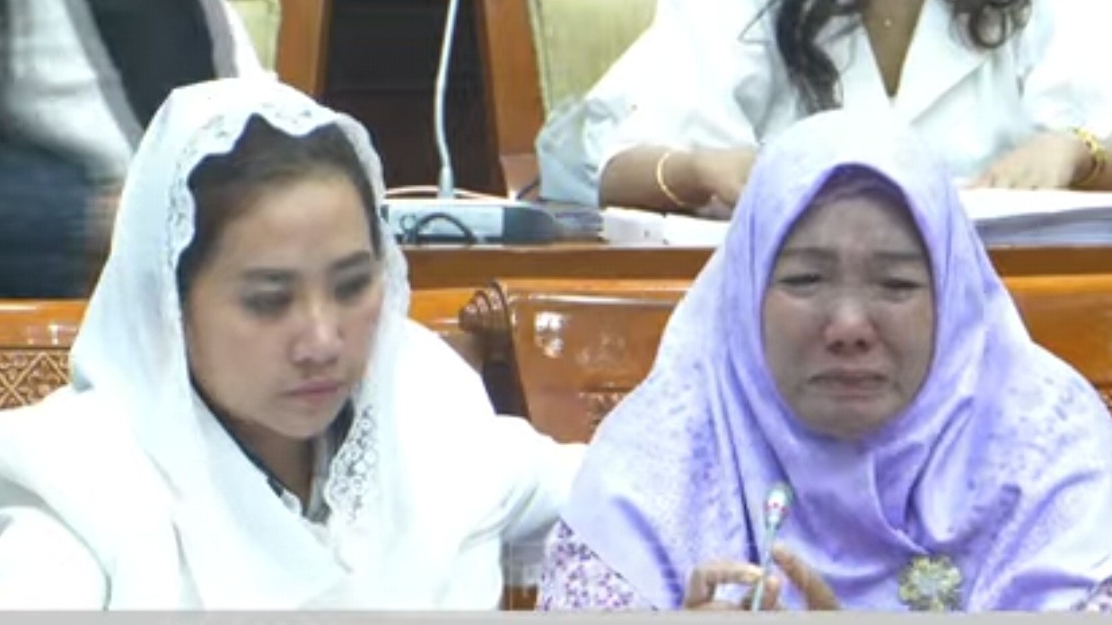 Di Hadapan Komisi III, Keluarga ABK Fandi Beberkan Dugaan Kejanggalan Muatan Kapal