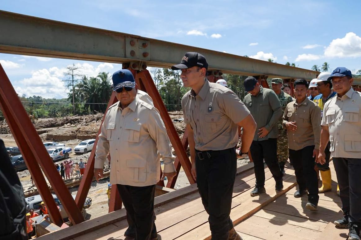 Prabowo-AHY Pastikan Jembatan Bailey Sungai Garoga Seberat 25 Ton Ini Pulihkan Konektivitas Pascabencana