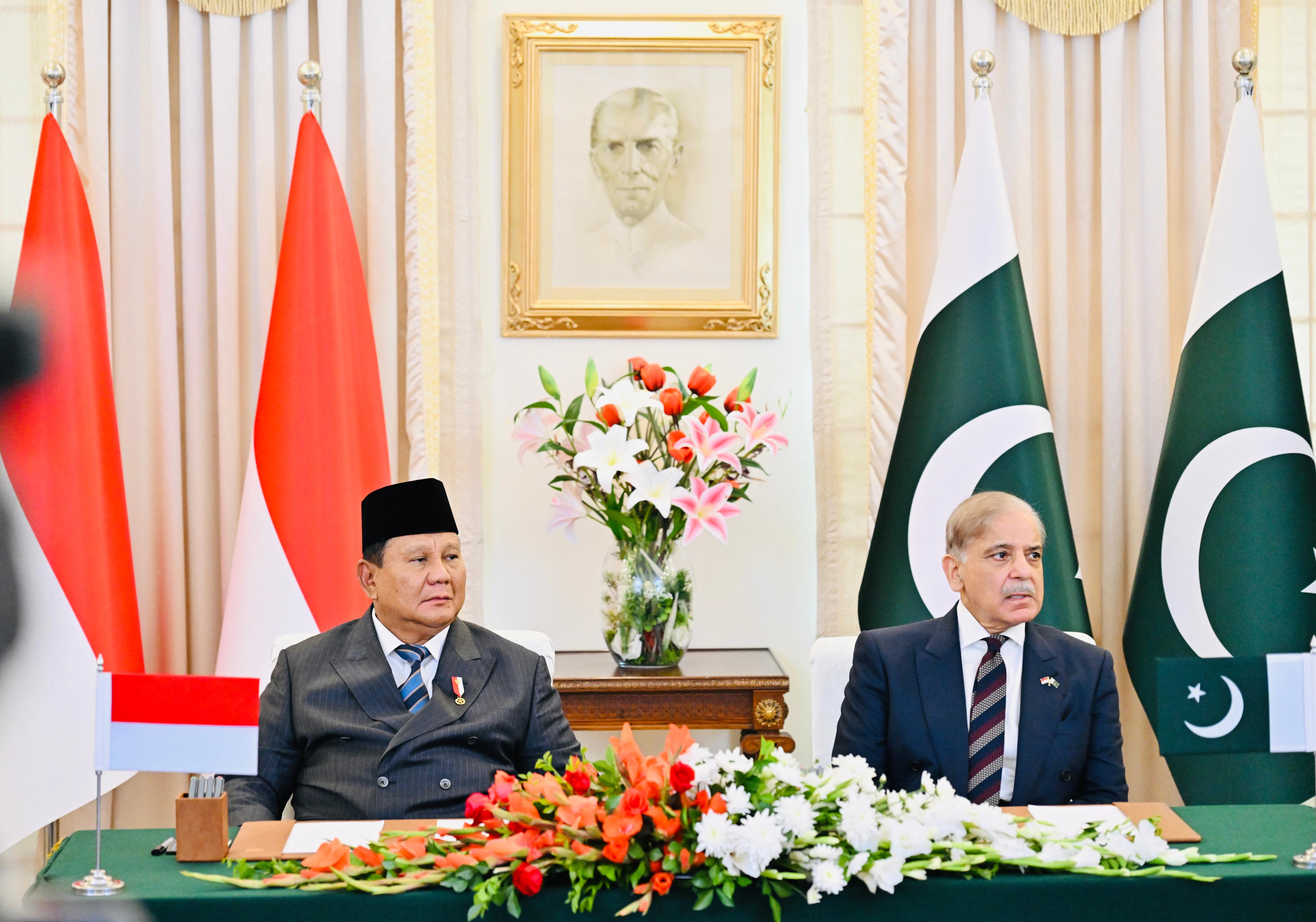 Momentum 75 Tahun RI-Pakistan, Prabowo dan PM Shehbaz Sharif Sepakati Kerja Sama Strategis