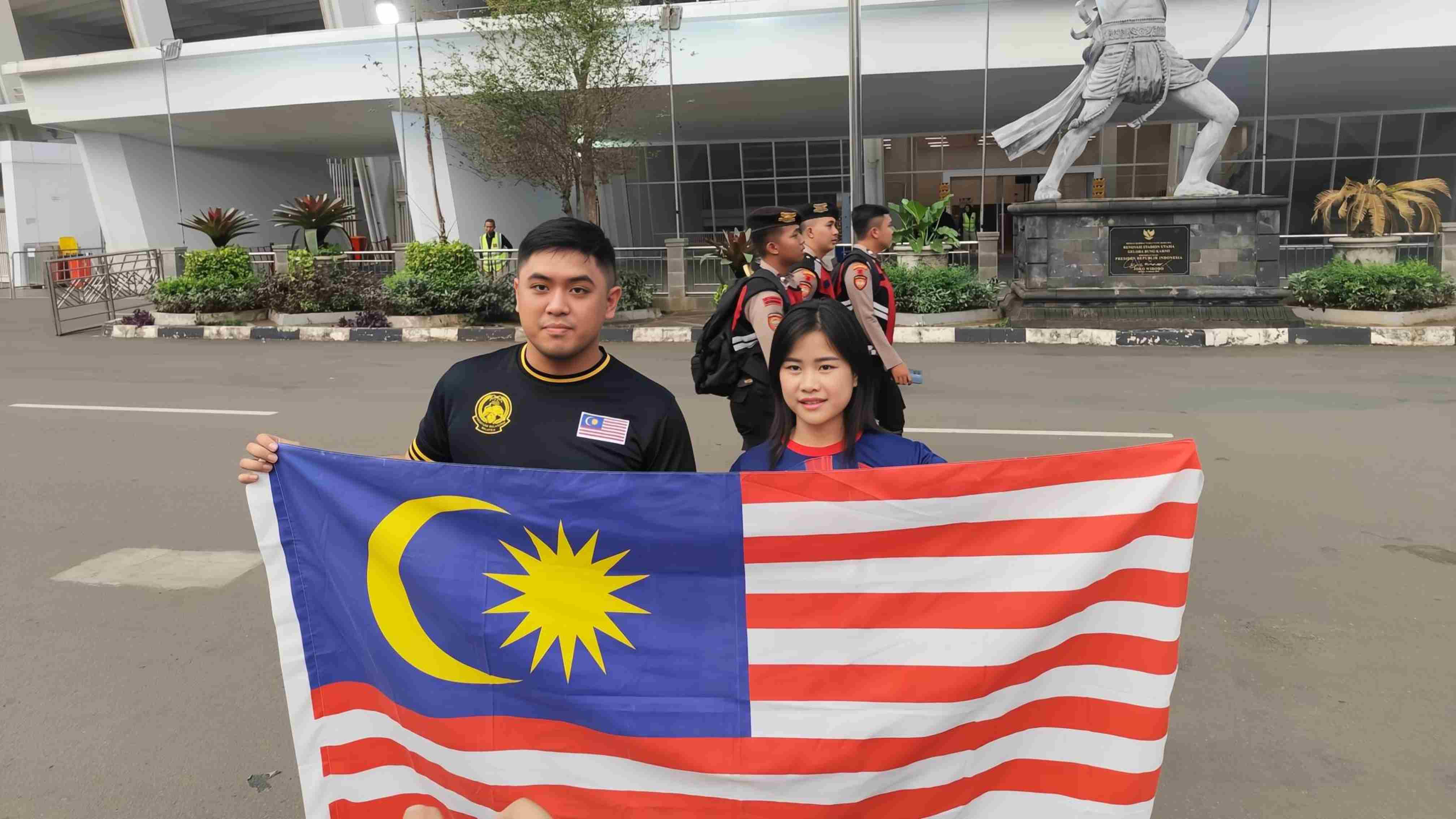 Suporter Harimau Malaya Tak Gentar Beri Dukungan Langsung di GBK: Malaysia Menang!
