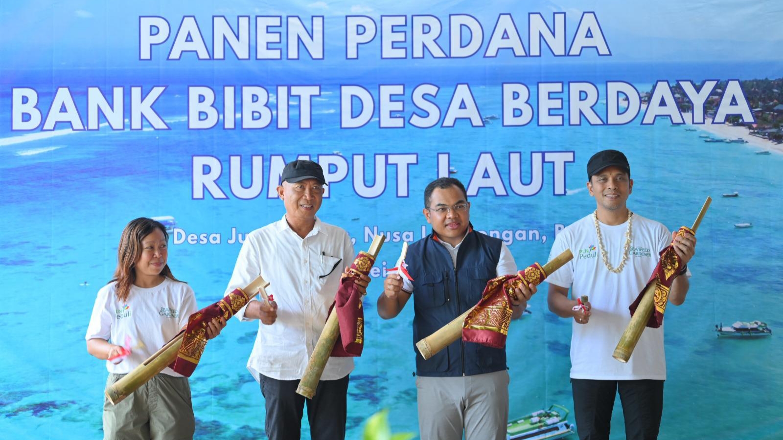 Dari Pesisir Nusa Lembongan, PLN Bangun Kemandirian Ekonomi Melalui Rumput Laut