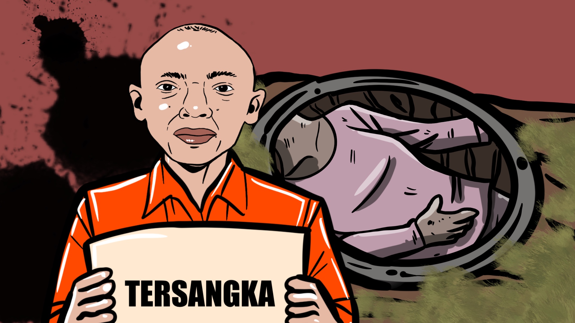 Korban Pembunuhan Dibuang ke Septic Tank