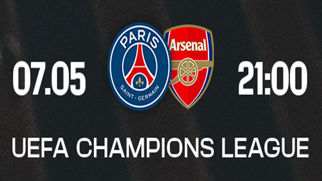 Live Streaming PSG vs Arsenal di Liga Champions 8 Mei, Kick-off 02.00 WIB
