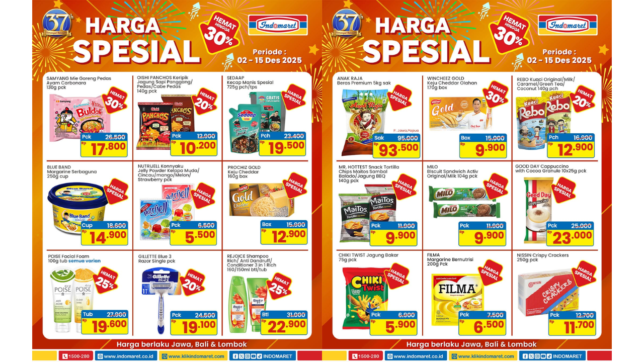 Katalog Promo Indomaret Pekan Ini 8-14 Desember 2025, Jelang Natal Banjir Diskon Kopi Instan Mulai Rp23.000