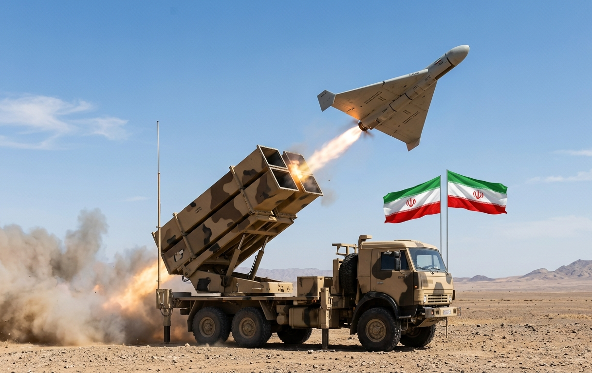 AS Tembak Jatuh Dua Drone Iran di Selat Hormuz