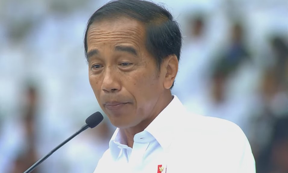 Jokowi 3 Periode Begitu Nyaring di Acara Nusantara Bersatu, Reaksi Presiden Jadi Sorotan Publik