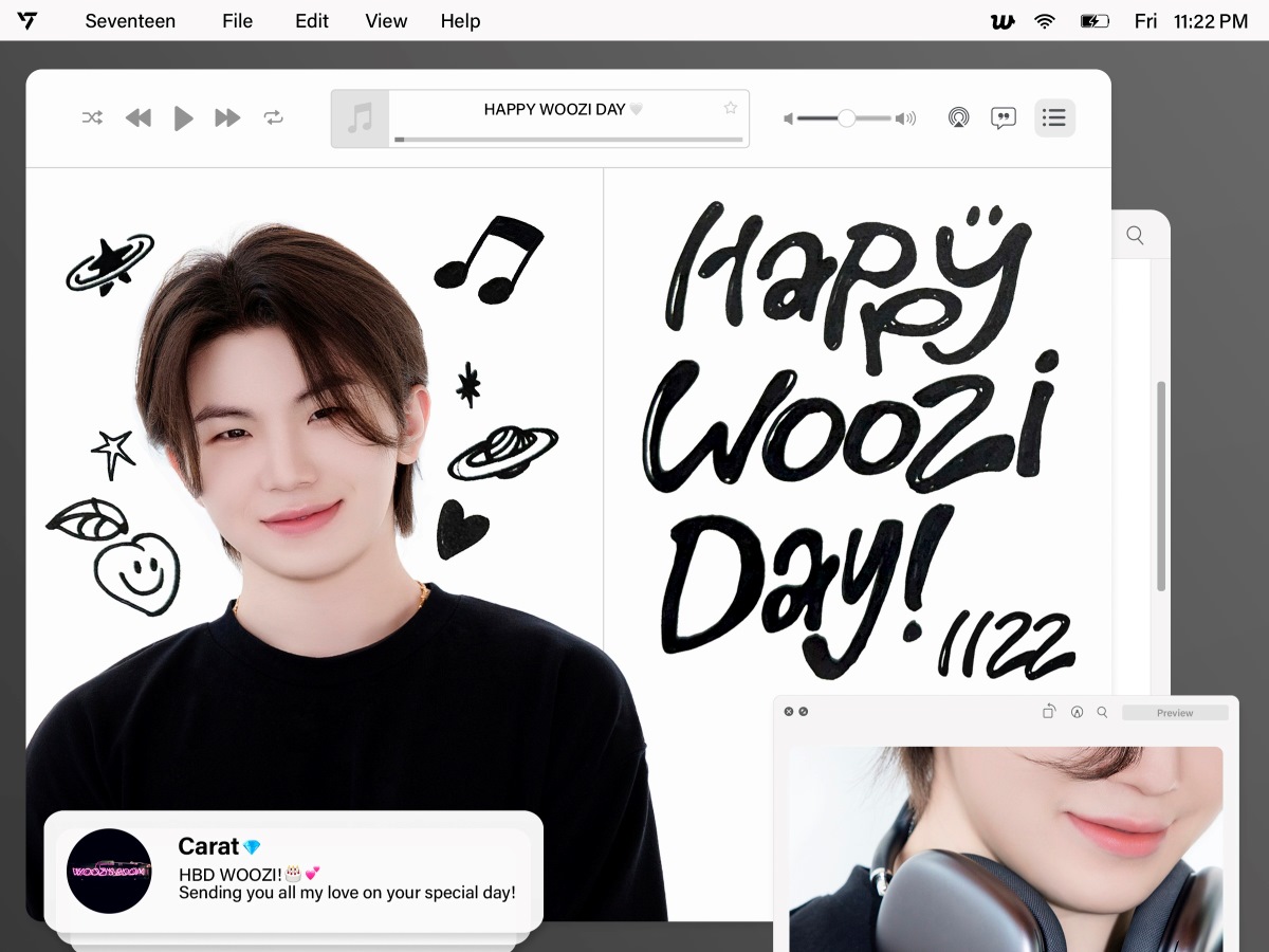 Happy Woozi Day! Deretan 7 Lagu Populer Karya Vokalis SEVENTEEN