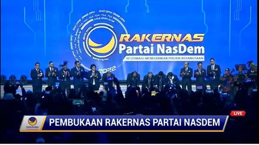 Mayoritas DPW Nasdem se-Indonesia Usulkan Anies Baswedan Capres