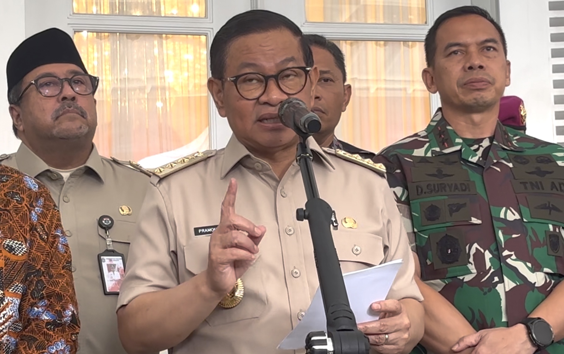 Pramono Pastikan Stok Pangan di Jakarta Aman Pasca Unjuk Rasa