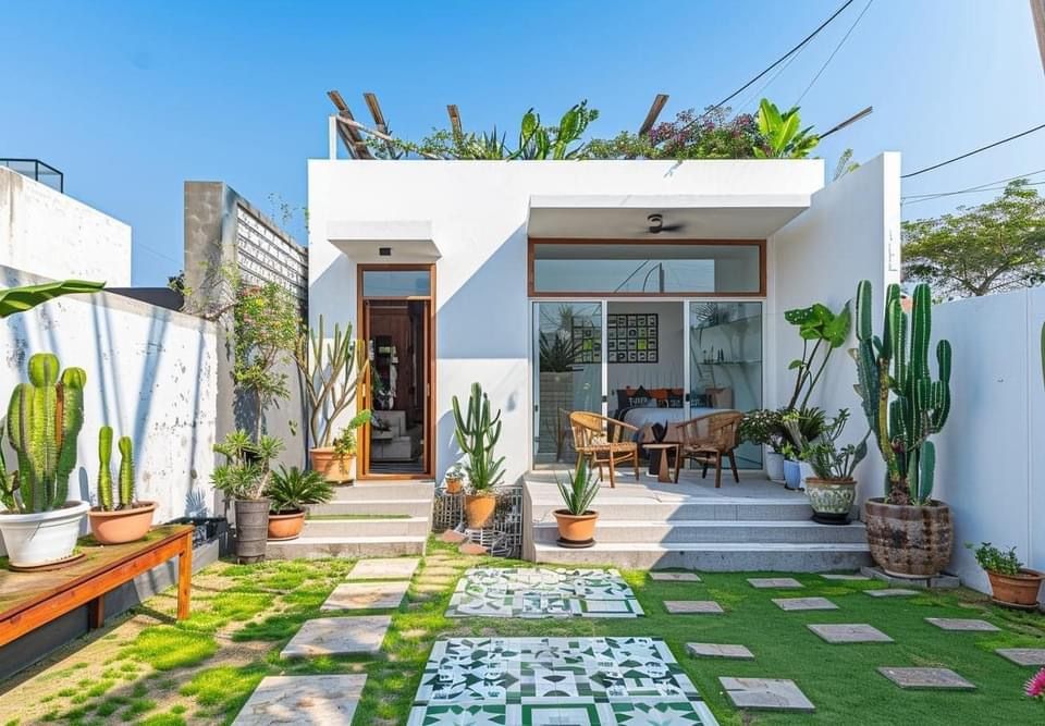 7 Desain Rumah Minimalis dengan Taman Kecil yang Bikin Hunian Terlihat Lebih Segar