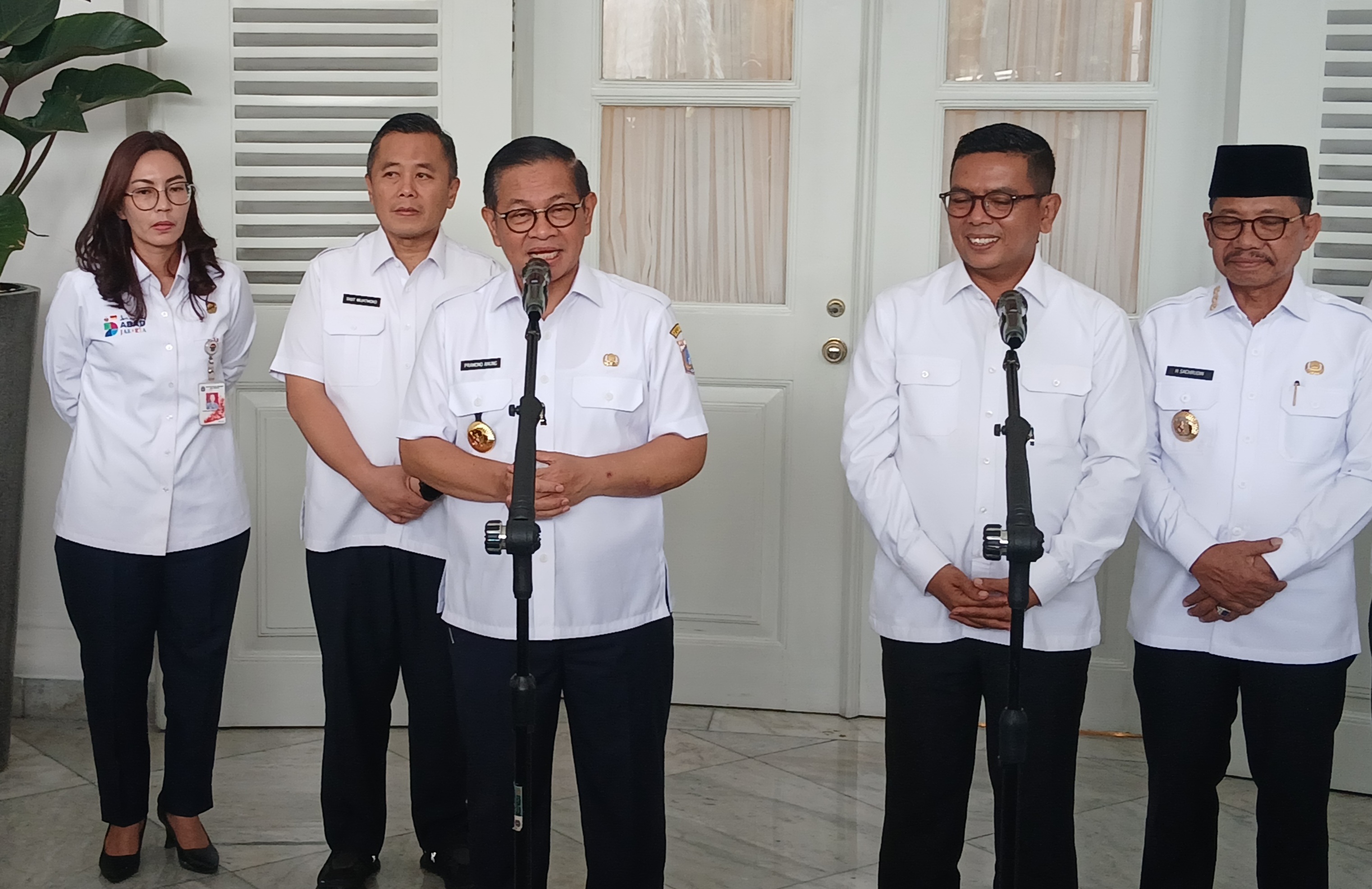 Pramono dan Andra Soni Bertemu, Bahas Kemacetan dan Banjir Jakarta-Banten