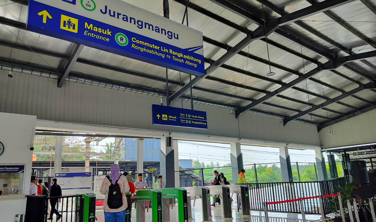 Wajah Baru Stasiun Jurangmangu, Fasilitas Makin Ciamik dan Terintegrasi   