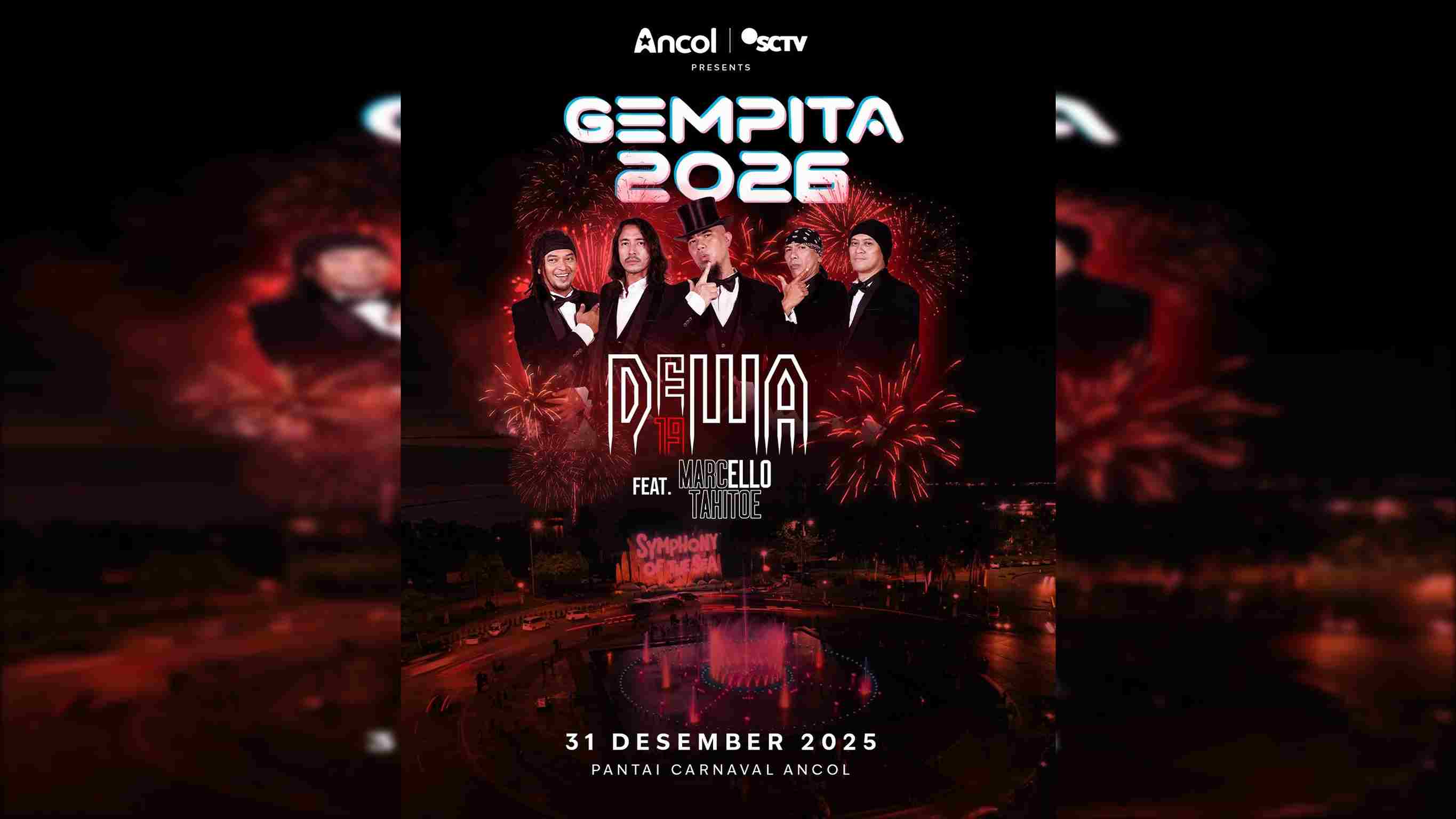 Ancol Tanpa Pesta Kembang Api Saat Malam Tahun Baru 2026: Konser Dewa 19 Tetap Lanjut