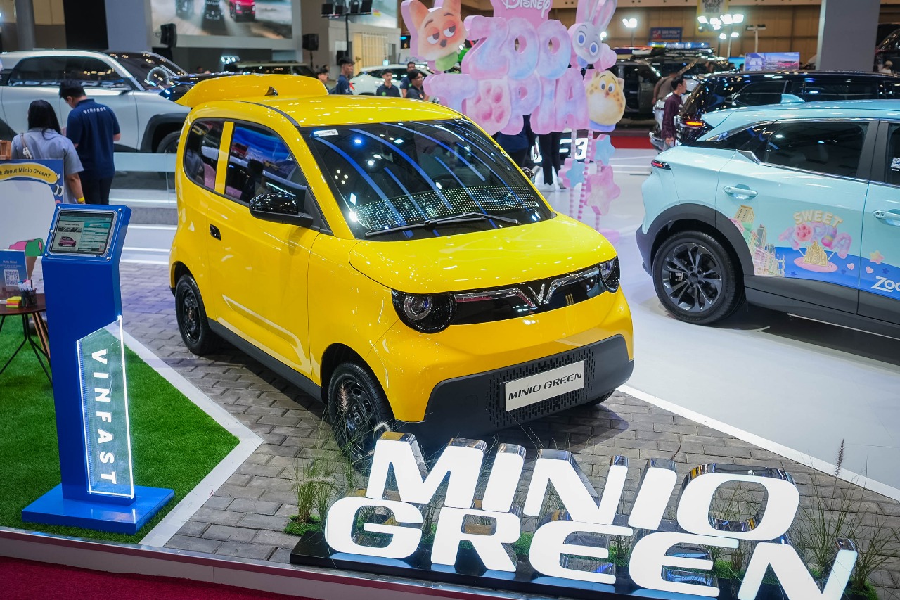 VinFast Kenalkan Mobil Imut Minio Green di Ajang GJAW 2025