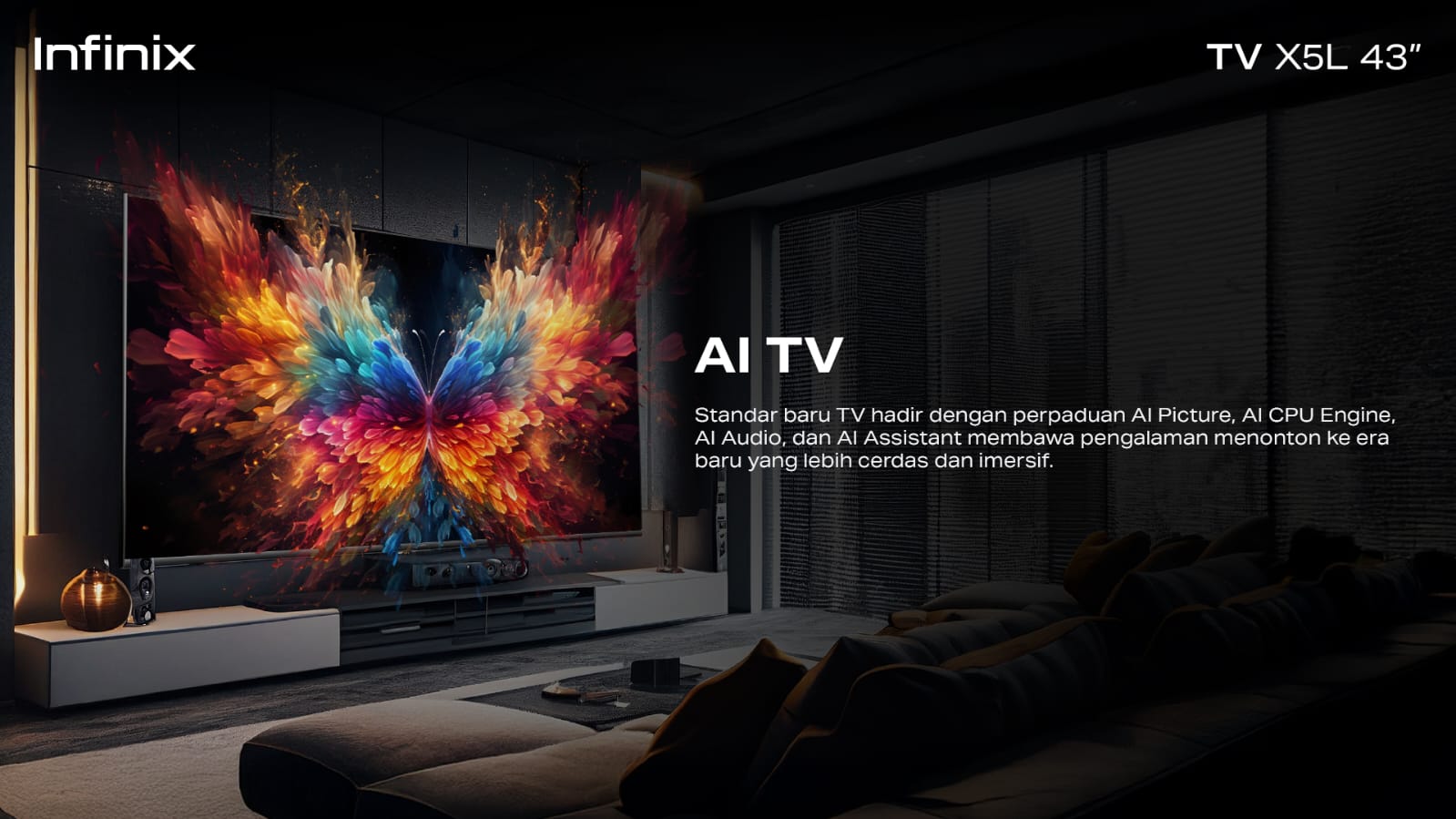Smart TV Terbaru Infinix Hadir dengan Layar Luas, Full HD, dan Dolby Audio