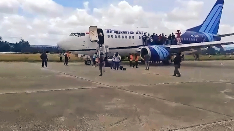 Kemenhub Pastikan Tak Ada Korban Jiwa Dalam Insiden Trigana Air PK YSB di Bandara Sentani