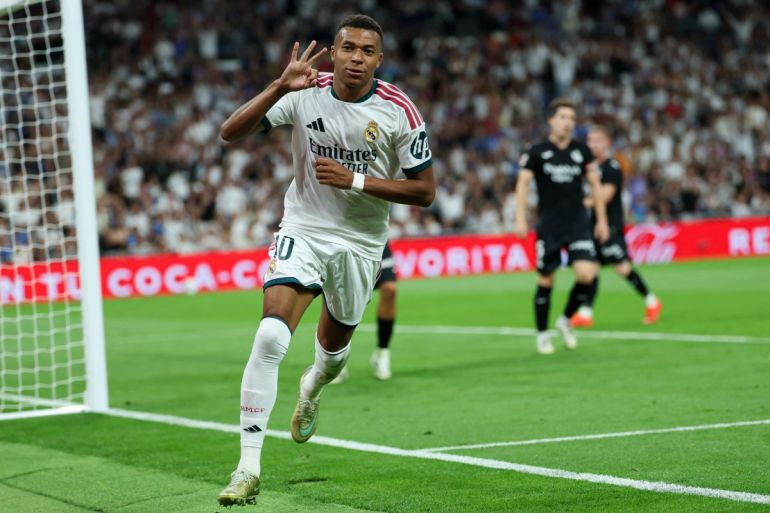 Real Madrid vs Sociedad 4-1, Hat-trick Mbappe Warnai Comeback Mourinho di Bernabeu