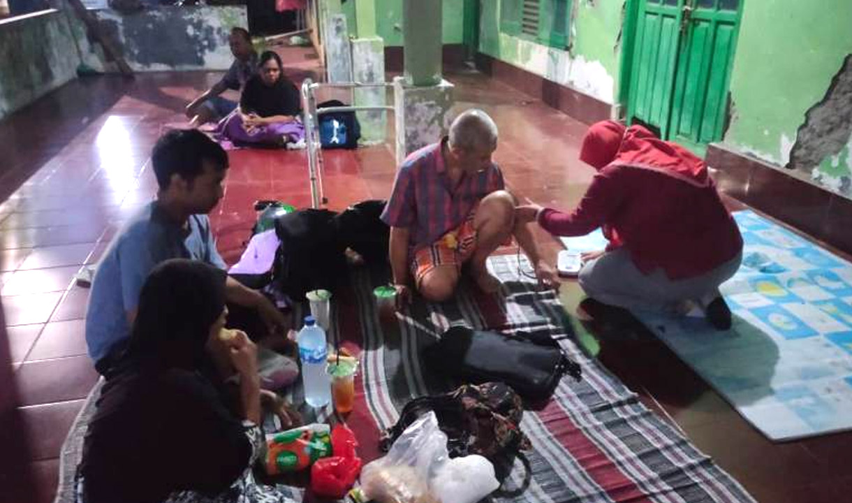 Sebagian Warga Kota Tangerang di Posko Pengungsian Banjir Mulai Terkena Penyakit