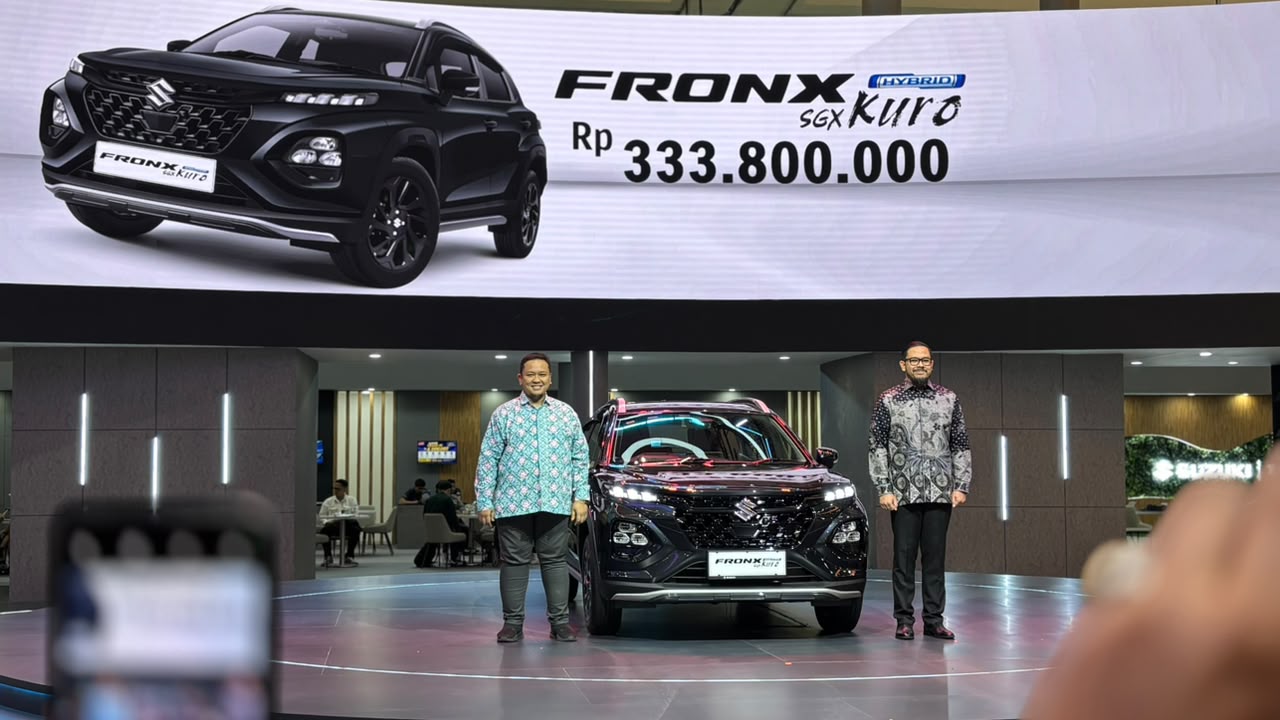 Suzuki Hadirkan Fronx SGX Hybrid Kuro, Varian Flagship dengan Sentuhan Hitam dan DVR