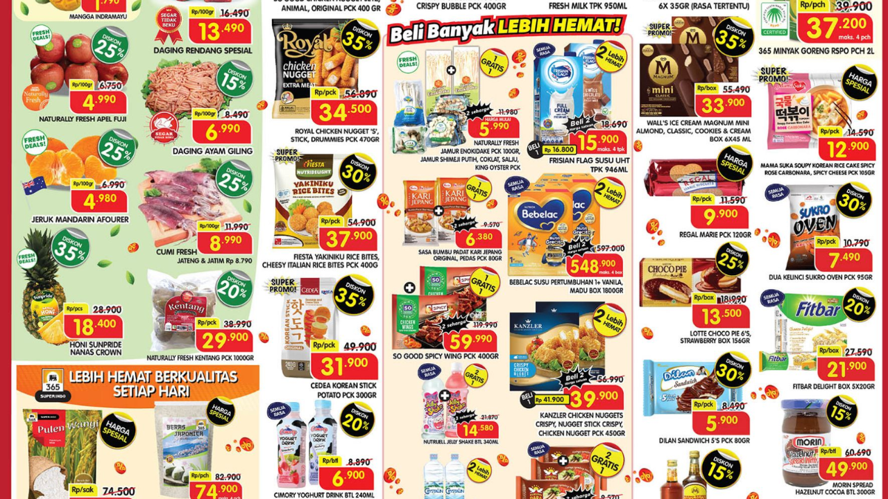 Promo JSM Superindo Hari Ini Terbaru 9 November 2025, Hujan Diskon Sunlight Rp10 Ribuan