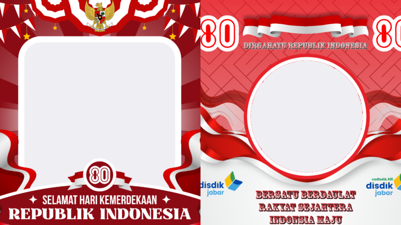 20 Twibbon HUT ke-80 RI Gratis dan Ucapan, Sambut Semarak Hari Kemerdekaan 17 Agustus 2025