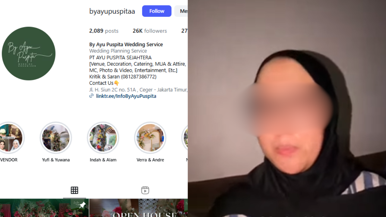 Profil Ayu Puspita, Pemilik Wedding Organizer yang Viral Diduga Tipu Ratusan Pengantin hingga Rugi Miliaran Rupiah