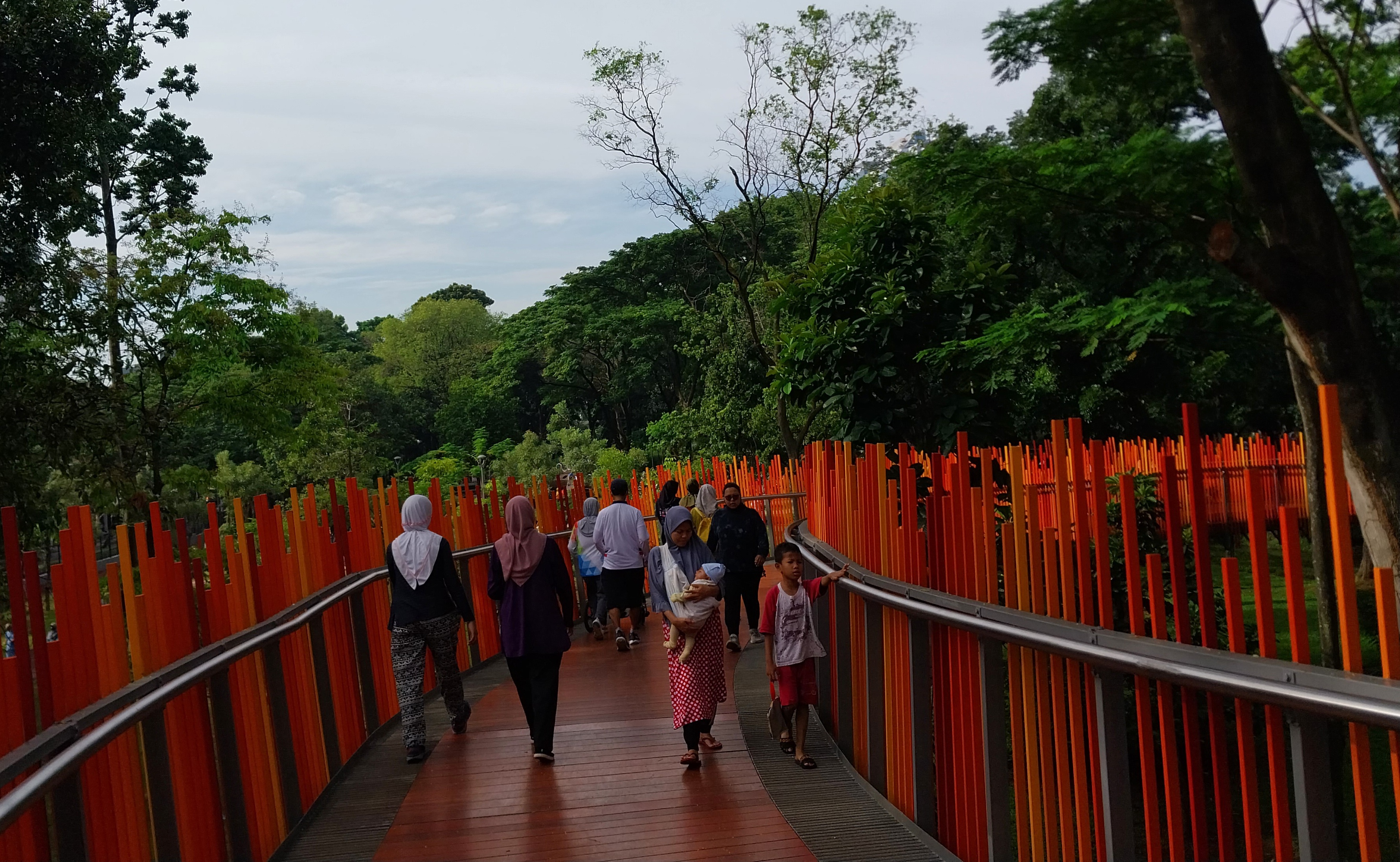 Senangnya, Pengunjung Taman Tebet Eco Park Merasa Lebih Nyaman karena Hal Ini