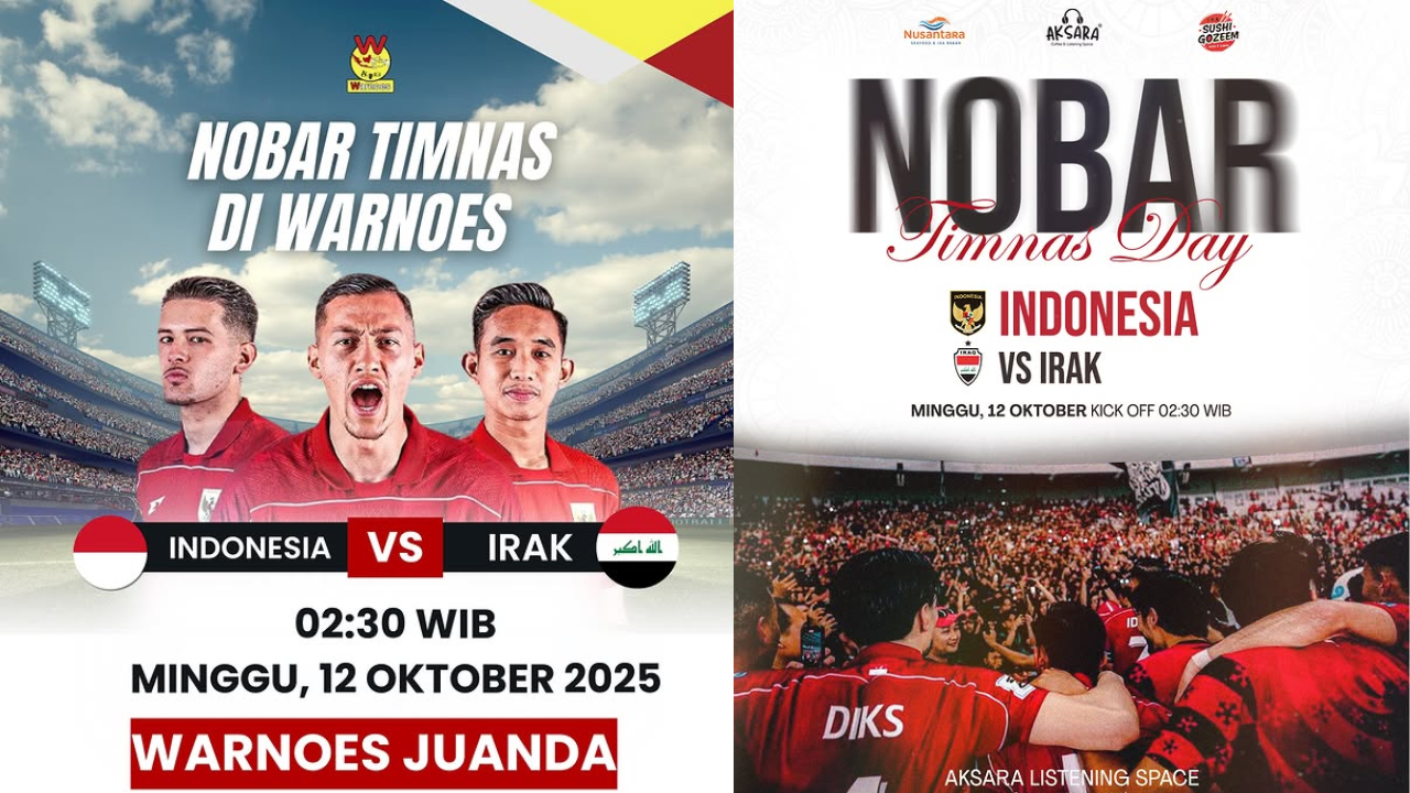 9 Lokasi Nobar Timnas Indonesia vs Irak di Depok, Jangan Ketinggalan Dukung Skuad Garuda!
