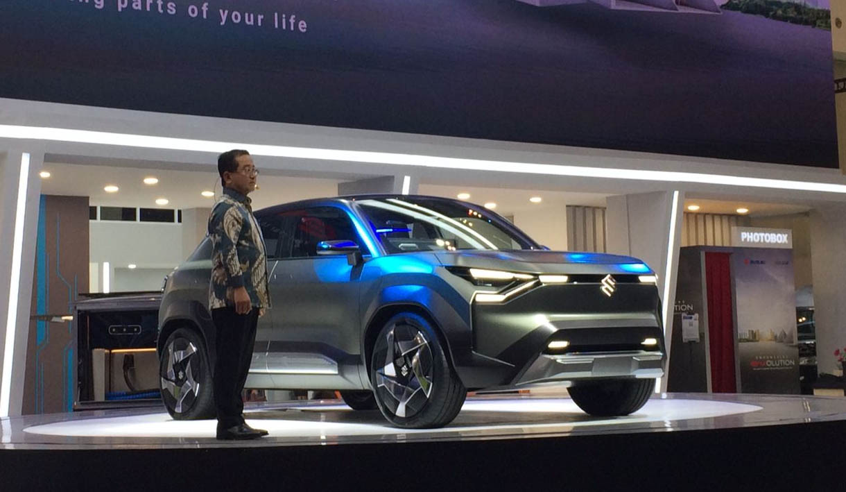 Hadirkan eXV di GIIAS 2024, Suzuki Makin Eksis di Pasar Kendaraan Ramah Lingkungan